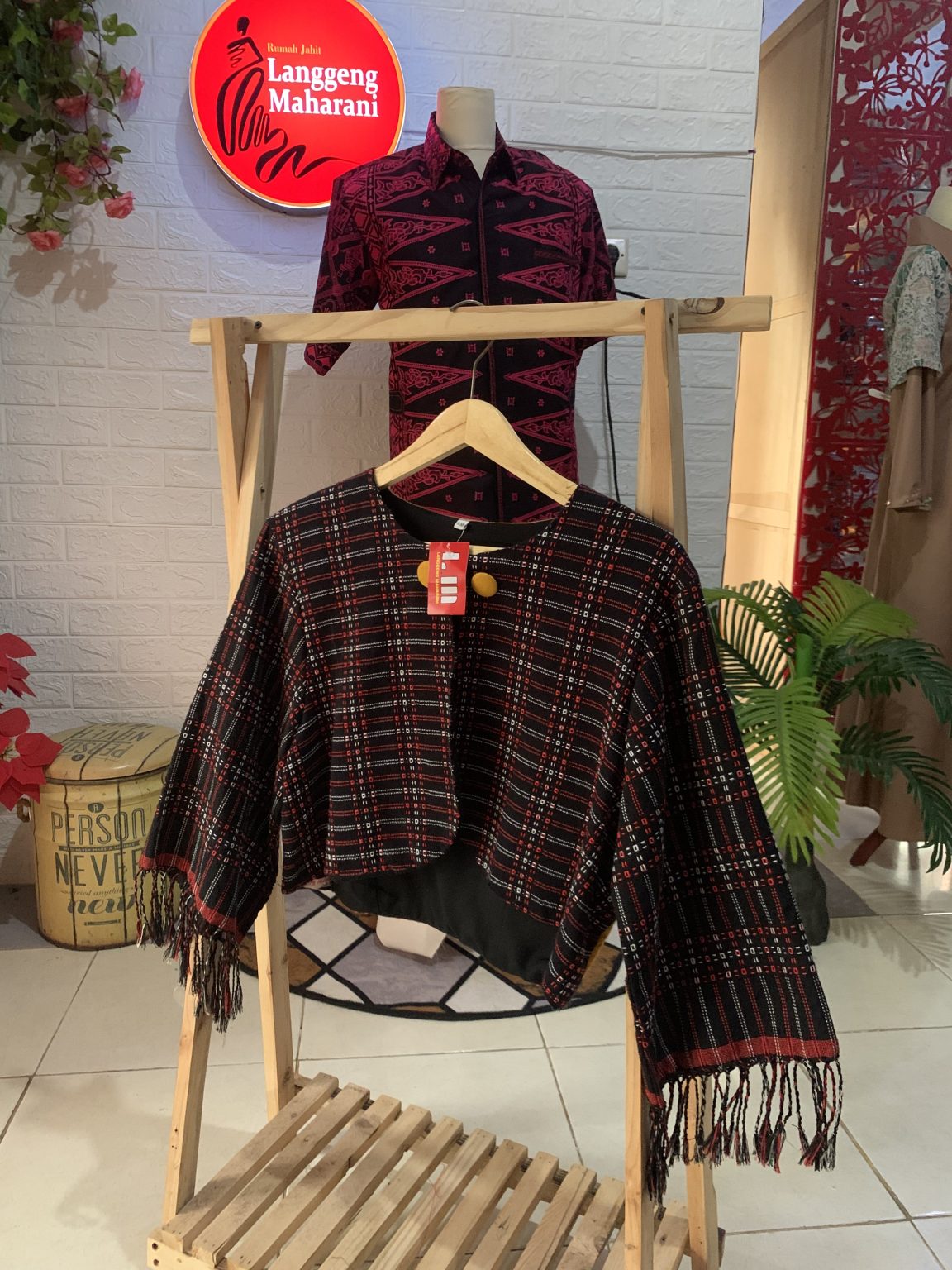 blazer tenun baduy hitam 2